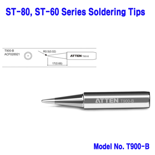 [ATTEN T900-B] 0.5mm 인두팁, ST-80/ST-60 전용