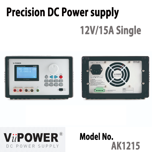 [VUPOWER] AK1215, 12V/15A, 1채널, 180W, Precision DC Power supply,뷰파워,DC전원공급기