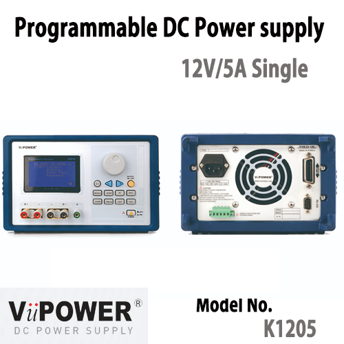 [VUPOWER] K1205, 12V/5A, 1채널, 60W, Programmable DC Power supply, 뷰파워, 전원공급기