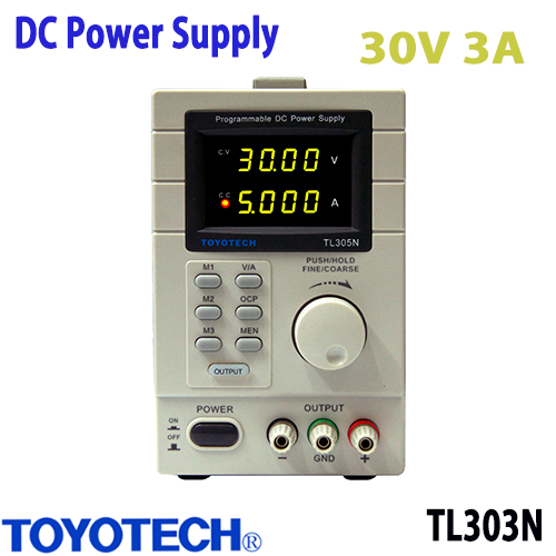 [TOYOTECH TL303N] 30V/3A,90W,DC Power Supply,도요테크,전원공급기