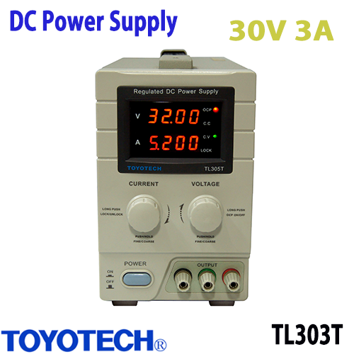 [TOYOTECH TL303T] 30V/3A,90W,DC Power Supply,도요테크,전원공급기
