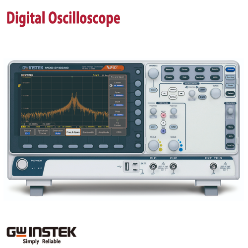 [GWINSTEK MDO-2102A] 100MHz/2CH, Digital Oscilloscope