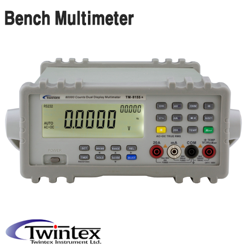 [TWINTEX TM-8155+] 80000 Count, 디지털멀티미터, Benchtop Digital Multimeter