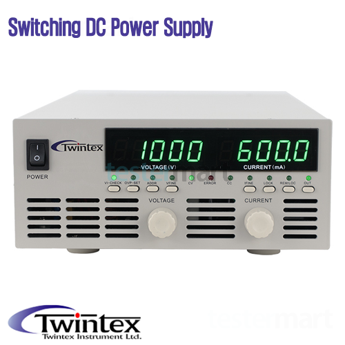 [TWINTEX PCH600-10HS] 1000V/600mA, 600W, DC전원공급기