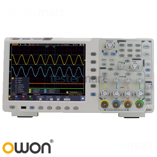 [OWON XDS4354] 350MHz/4CH, 디지털오실로스코프, Digital Oscilloscope