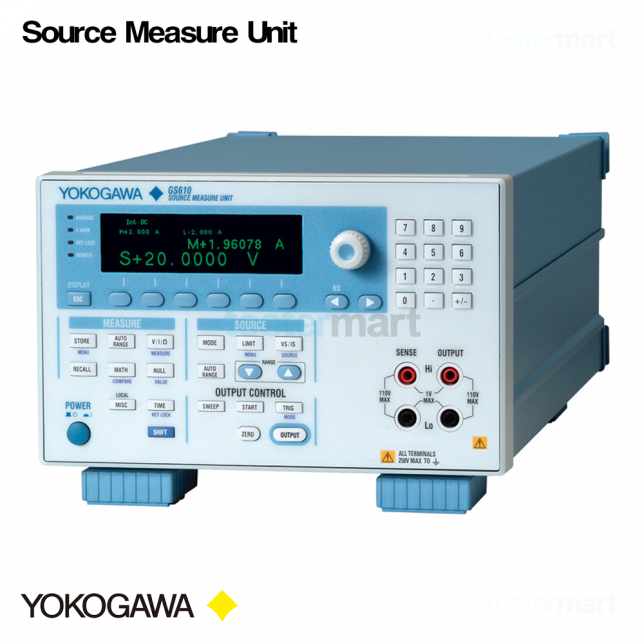 [YOKOGAWA GS610] Source Measure Unit, DC소스, 신호발생기