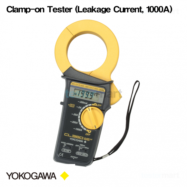 [YOKOGAWA CL360] 누설 클램프 테스터