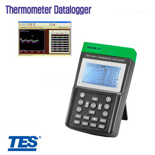 [TES] PROVA-800, 8-Channels Thermometer/ Datalogger, 8채널 온도 데이터로거