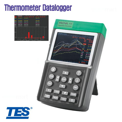 [TES] PROVA-830, 8-Channels Thermometer/ Datalogger, 8채널 온도 데이터로거