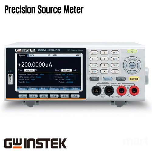 [GWINSTEK GSM-20H10] 정밀 소스 미터. Precision DC Source Meter