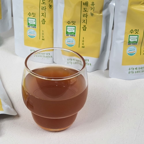 산지직송 유기가공인증[ 유기농 배도라지즙 100ml 30봉] 먹기편한 배도라지 음료