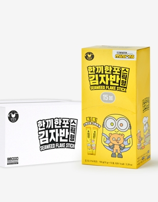 미니언즈 한끼한포 스틱 김자반10g x 15봉 1Box (20입)(제품리뉴얼)