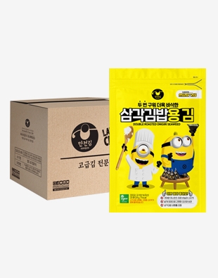 [대용량] 미니언즈 삼각김밥김20매 24g 1Box (20입)