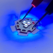 자외선 LED모듈 UVA LED Module MCPCB 365nm 60도 UV LED 3chip / SLMD-3656003[No 84]