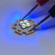자외선 LED모듈 UVA LED Module MCPCB 365nm 60도 UV LED 4chip / SLMD-3656004[No 85]