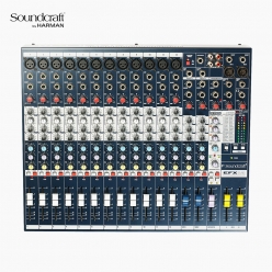 사운드크래프트 EFX12 12+2채널 이팩터 내장 아날로그 오디오 믹서 Soundcraft 오디오 인터페이스