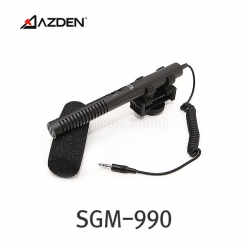 AZDEN SGM-990 아즈덴 캠코더용 초소형 초경량 줌 마이크