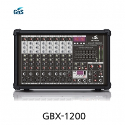 GNS GBX-1200 10채널 파워드믹서 600W+600W 4ohm USB플레이어 내장
