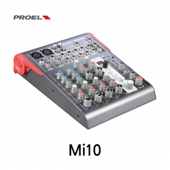 PROEL Mi10 프로엘 10채널 2버스 2x Mic 믹서 이펙터 내장