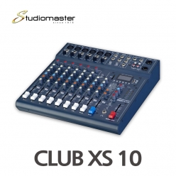 CLUB XS10 10채널 오디오믹서 블루투스 USB 재생 녹음 이펙트