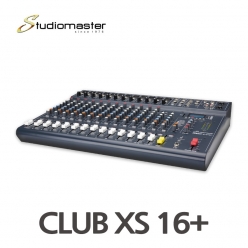 CLUB XS16+ 16채널 오디오믹서 블루투스 USB 재생 녹음 이펙트