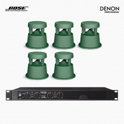 BOSE 야외 정원용 음향패키지 4채널 앰프 DENON DN-470A + 보스 360P 스피커 5EA