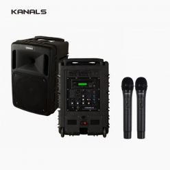 KANALS 카날스 BK-1050BC 이동식 앰프 스피커 2채널 무선마이크세트 충전식 휴대용 앰프 900MHz