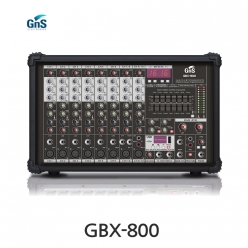 GNS GBX-800 10채널 파워드믹서 400W+400W 4ohm USB플레이어 내장