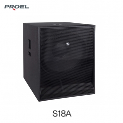 PROEL S18A PEAK 1200W 액티브 서브 우퍼 스피커