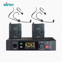 MIPRO 미프로 ACT-5802HSHS 2채널 무선 헤드셋+헤드셋마이크 벨트팩 시스템 5.8GHz