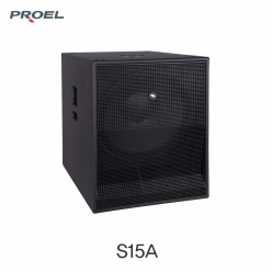 PROEL S15A PEAK 1200W 액티브 서브 우퍼 스피커 15인치 우퍼 스피커 SPL 129dB