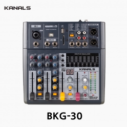 KANALS 카날스 BKG-30 블루투스 USB 3채널 믹서 오디오 인터페이스