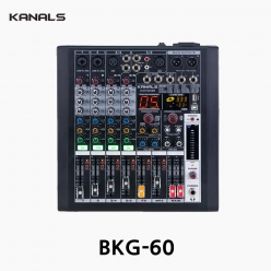 KANALS 카날스 BKG-60 블루투스 USB 6채널 믹서 오디오 인터페이스
