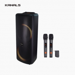 KANALS 카날스 BS-11000 이동식 충전용 블루투스 스피커+JBL 2채널 무선마이크 AS3