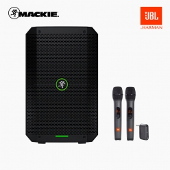 맥키 음향패키지 MACKIE Thump GO 휴대용 배터리 전원 블루투스 라우드 스피커 + JBL AS3 2채널 무선마이크
