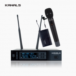 KANALS 카날스 MW-710 다이버시티 무선 핸드마이크 핀마이크 송수신기 시스템
