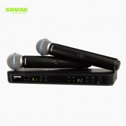 SHURE 슈어 BLX288/B58 듀얼채널 무선 핸드마이크 송수신기 시스템 BLX288K/B58