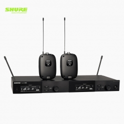 SHURE 슈어 SLXD14D 디지털 듀얼채널 바디팩 무선 송수신기 시스템