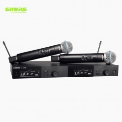 SHURE 슈어 SLXD24D/B58 디지털 듀얼채널 무선 핸드마이크 송수신기 시스템