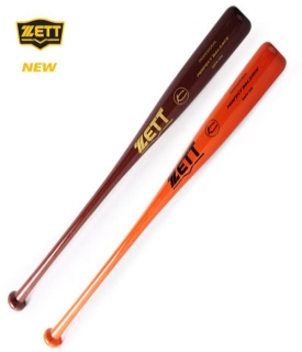 ZETT 제트 나무배트 우드배트 BWTK-100 V1 스탠다드노브 33인치 33.5인치(블랙,오렌지,갈색)